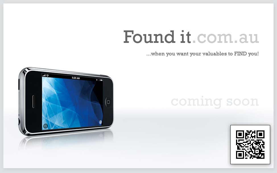Found it.com.au | ...when you want your valuables to FIND you!